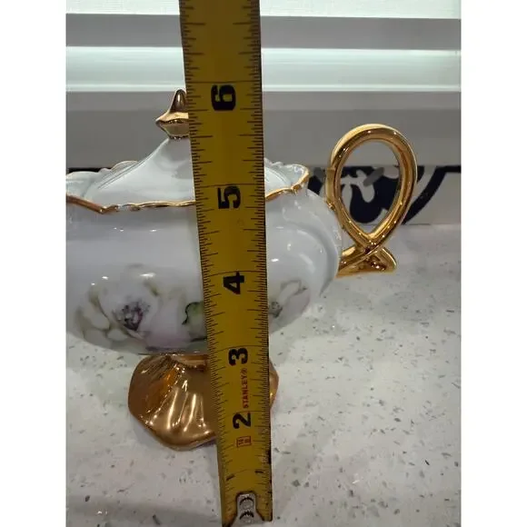 VINTAGE 3 piece Mary Herzig CHINA TEA Set circa 1950’s - Picture 7 of 8